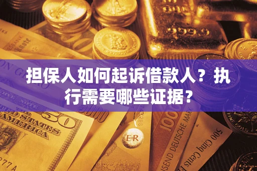 武汉担保人如何起诉借款人？执行需要哪些证据？