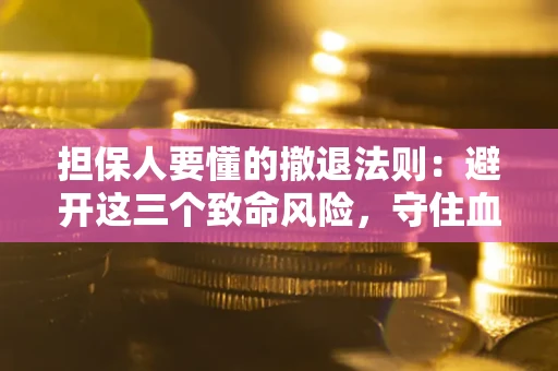 武汉担保人要懂的撤退法则：避开这三个致命风险，守住血汗钱