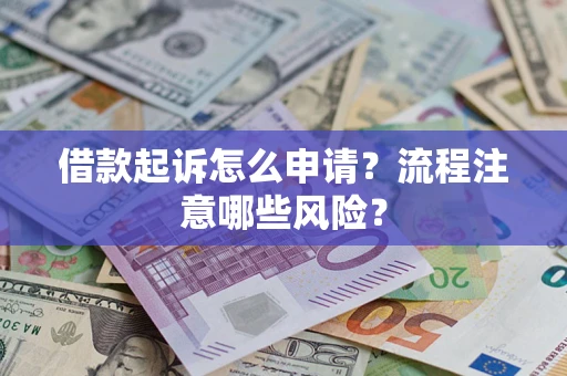 武汉借款起诉怎么申请？流程注意哪些风险？